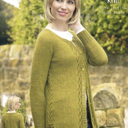 Tunic & Cardigan in King Cole Panache DK - 4267 - Downloadable PDF