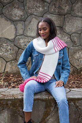 Dipped Pocket Scarf