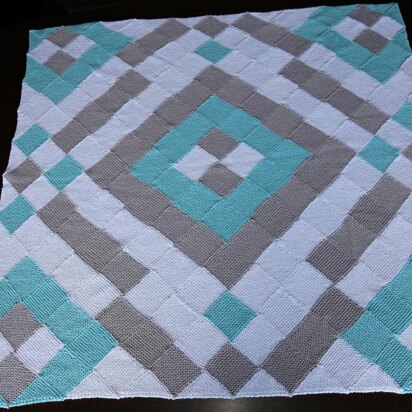 Reversible Tile Baby Blanket