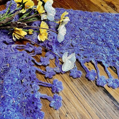 Violet Haze Shawl