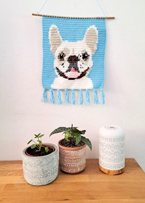 French Bulldog Tapestry Wall Hanging