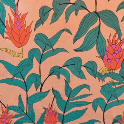 Tropical Stems (Pink)