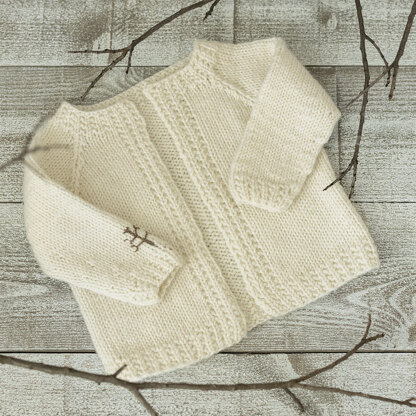 Appalachian Baby Design Family Tree Baby Handknit Cardigan Kit