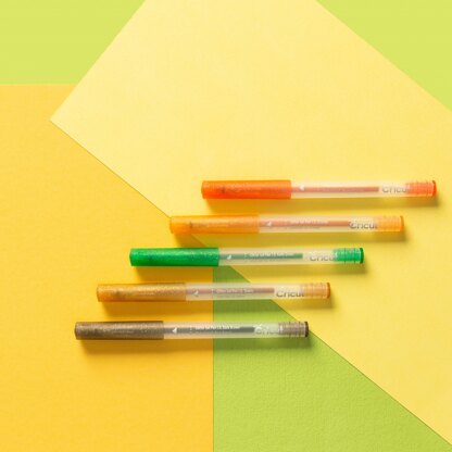 Cricut Glitter Gel Pen Set 5/Pkg - Fiesta