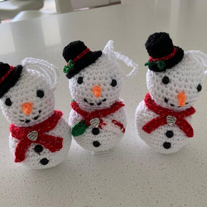 Christmas Snowman Bauble for treats