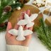 Christmas dove no sew crochet pattern Bird friendship ornament Amigurumi pattern