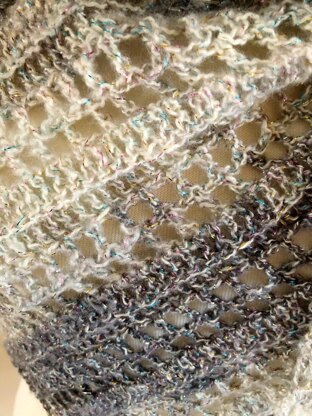 Silver Bells Crochet Shawl Wrap