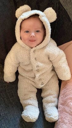 Snowflake teddy suit