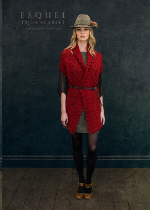 Scarlet Waistcoat in Louisa Harding Esquel - L204