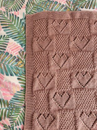 Heart Baby Blanket
