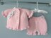 Knitting PATTERN Baby Girl Baby Pants Baby Sweater