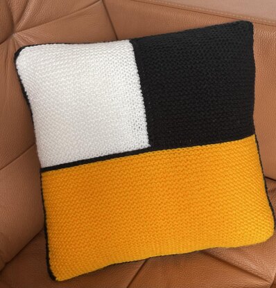 Mondrian inspired pillow cover