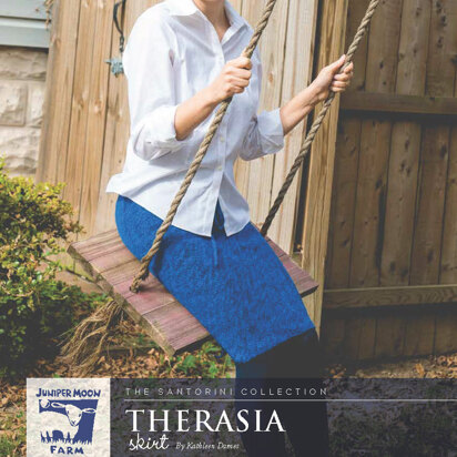Therasia Skirt in Juniper Moon Farm Zooey Twist - 13317 - Downloadable PDF