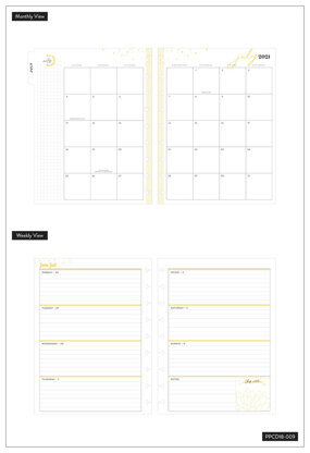 The Happy Planner Life In Bloom Classic 18 Month Planner