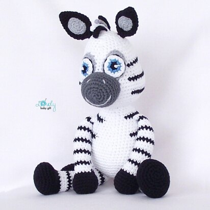 Zebra Stuffed Toy Crochet Pattern