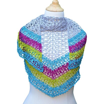 Wild flower meadow shawl