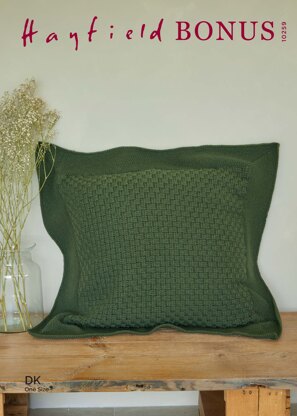 Home Cushion in Hayfield Bonus DK - 10259 - Downloadable PDF