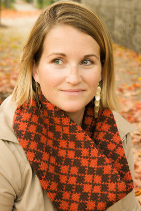 Argyle Cowl in Imperial Yarn Erin - F01 (Downloadable PDF)