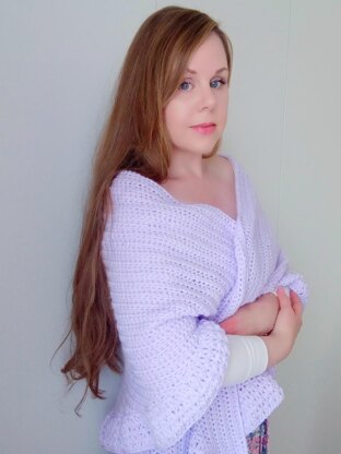 Crochet Angeline Vintage Shawl/Wrap Pattern