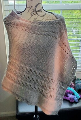 Fall Into Spring Poncho