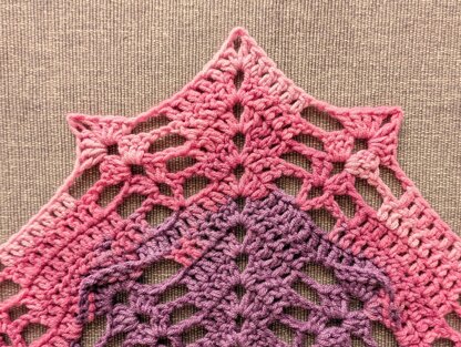Triangle Crochet Shawl #54