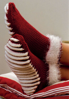 Socks with massaging Soles in Regia 6 Ply and Schachenmayr Brazilia - 5835 - Downloadable PDF