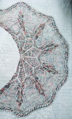 Ice Flakes shawl