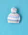 Teenie Beanie Hat - Free Knitting Pattern For Babies in Paintbox Yarns Baby DK Prints by Paintbox Yarns