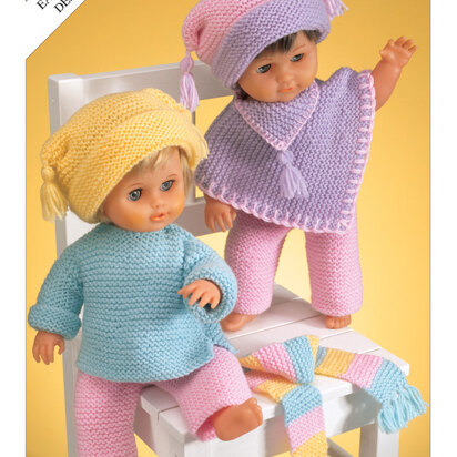 Hand knitted dolls clothes on sale