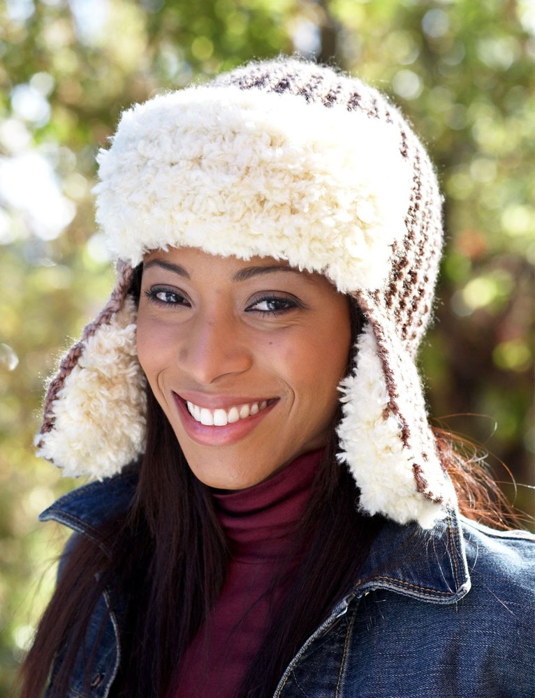 Trapper Hat in Patons Shetland Chunky, Knitting Patterns
