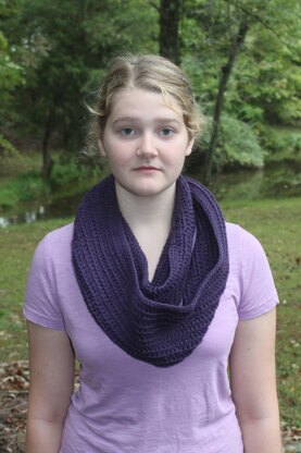 Ribbed Infinity Scarf Pattern