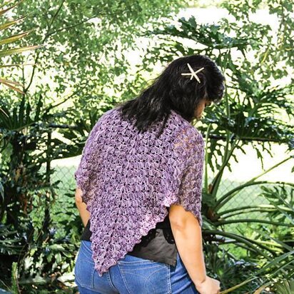 Venus Shell Triangle Shawl