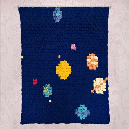 C2C - Solar System - Corner to Corner Blanket