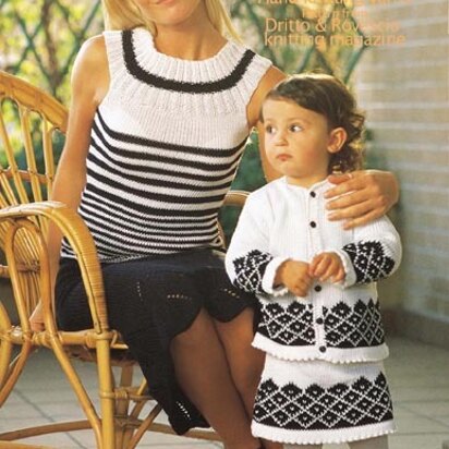 Judy Set in Adriafil Memphis - Downloadable PDF - knitting pattern