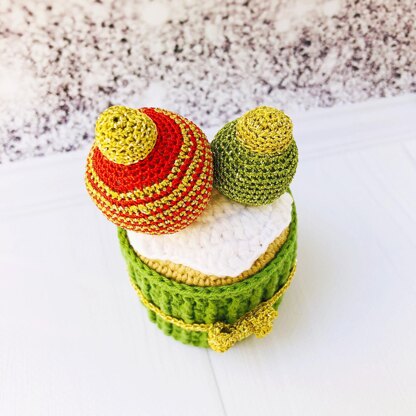 Christmas ornament, crochet Christmas decor