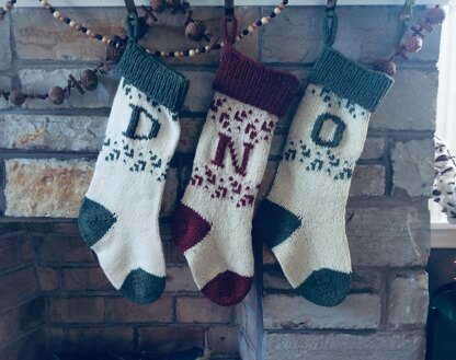 Monogrammed Christmas Stockings