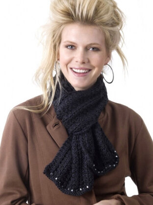 Elegant Scarf in Caron Simply Soft Party - Downloadable PDF