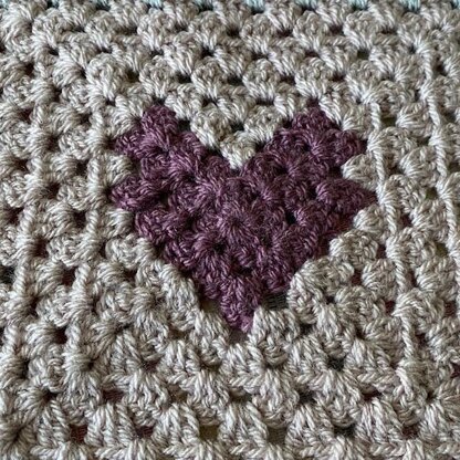 Granny Heart Blanket