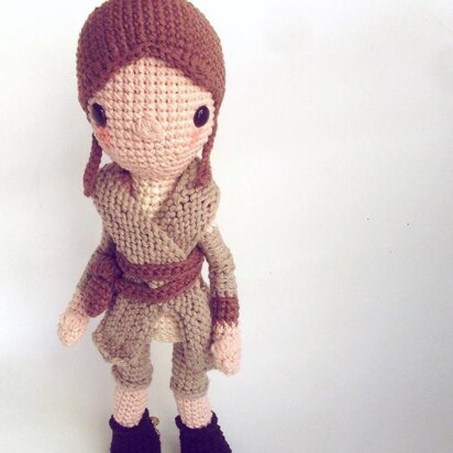 REY , star wars tribute crochet pattern