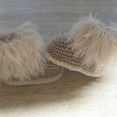 Baby Girl Snow Booties