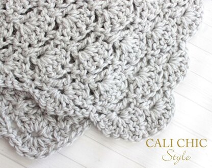 Valencia Crochet Throw Blanket #604
