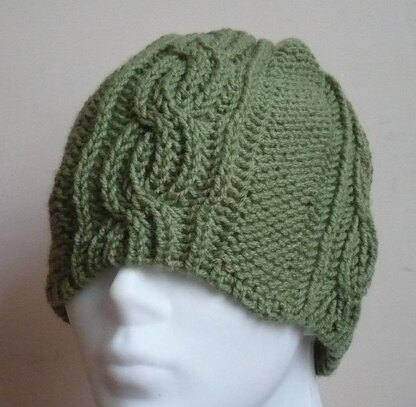 Brioche and Cables Hat