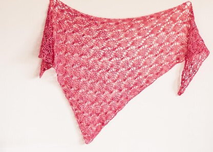 Raw Pink Shawl