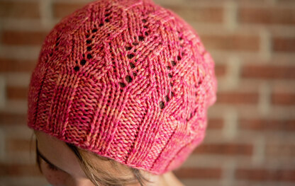 North Wind Hat in SweetGeorgia Superwash Worsted and Cashluxe Fine - Downloadable PDF