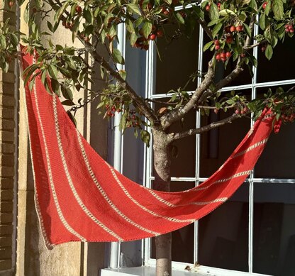 Red Line Shawl