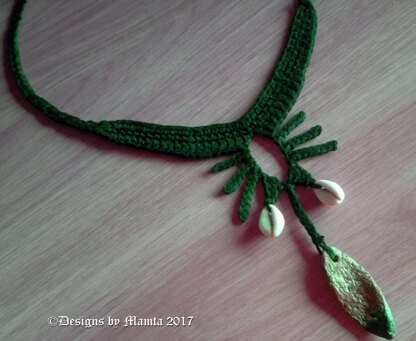 Crochet Necklace Pattern Tribal Spider Jewelry