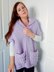 Crochet Lilac Pocket Shawl Pattern