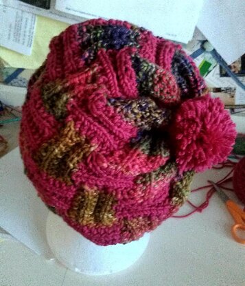 Easy Entrelac Hat