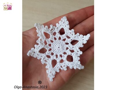 Crochet snowflake 25