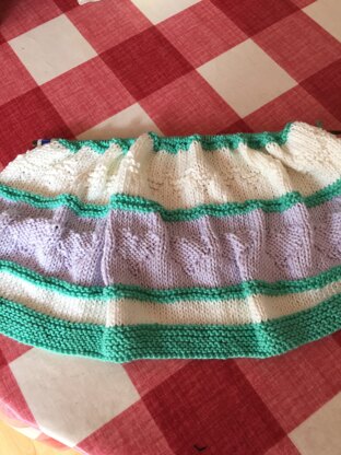 Baby sampler blanket